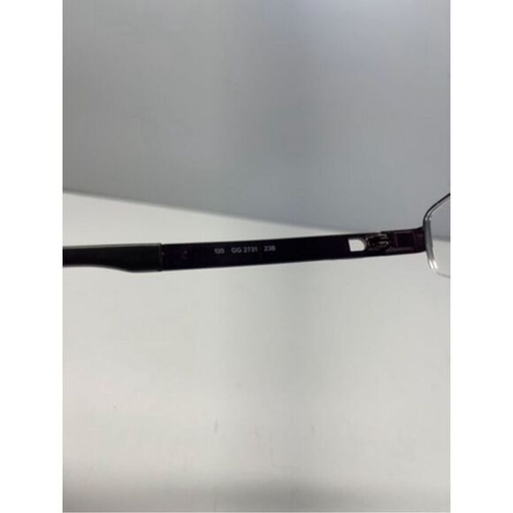 Gucci Eyeglasses GG 2731 23B Purple Half Rim Metal Frame Italy 135 - Picture 7 of 12